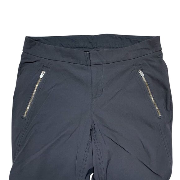 ATHLETA Wander Skinny Pant Ankle Zip Black Size 12 - Picture 5 of 8